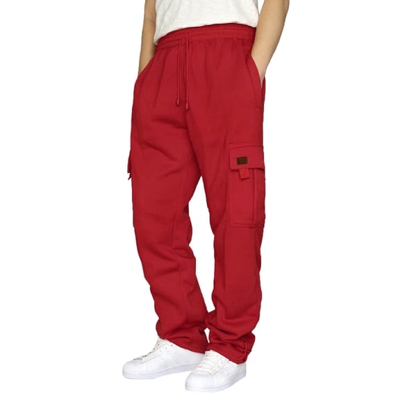 Parachute Pants Cargo Pants for Men Relaxed fit Drawstring Elastic Waist Beach Pants Summer Casual Multi Pockets Hiking Pants