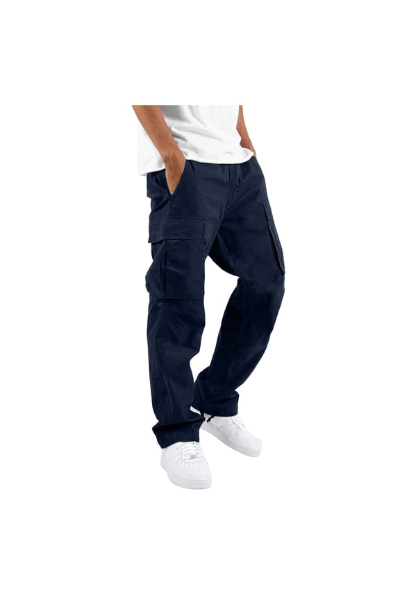 Parachute Pants Plus Size Cargo Pants For Men Resistant Work Pants Big And Tall Solid Workout Pant 2025 Athletic Hiking Long Pant With Pocket Fall
