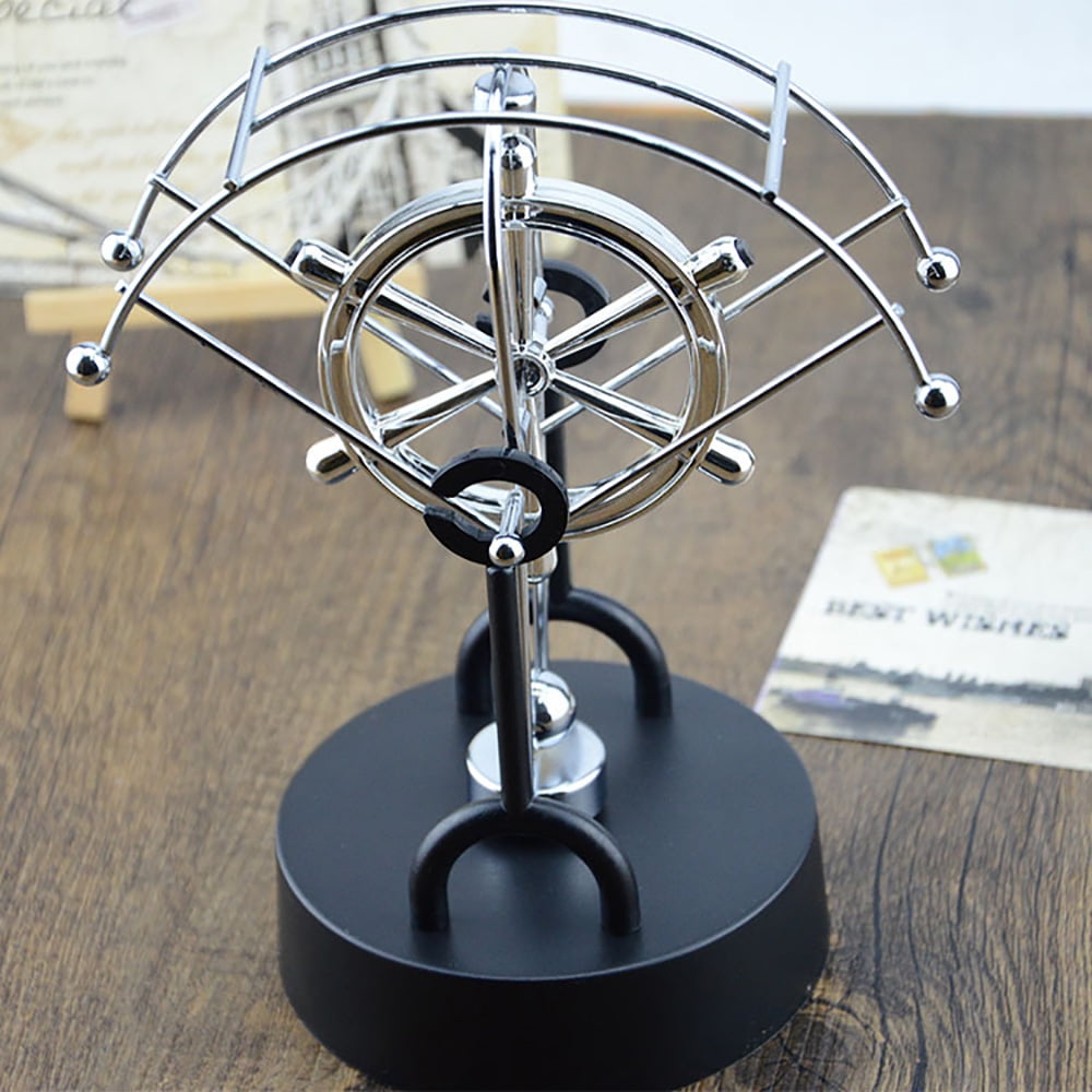 Parachute Sector Perpetual Motion Desk Decoration Newton Pendulum Metal ...