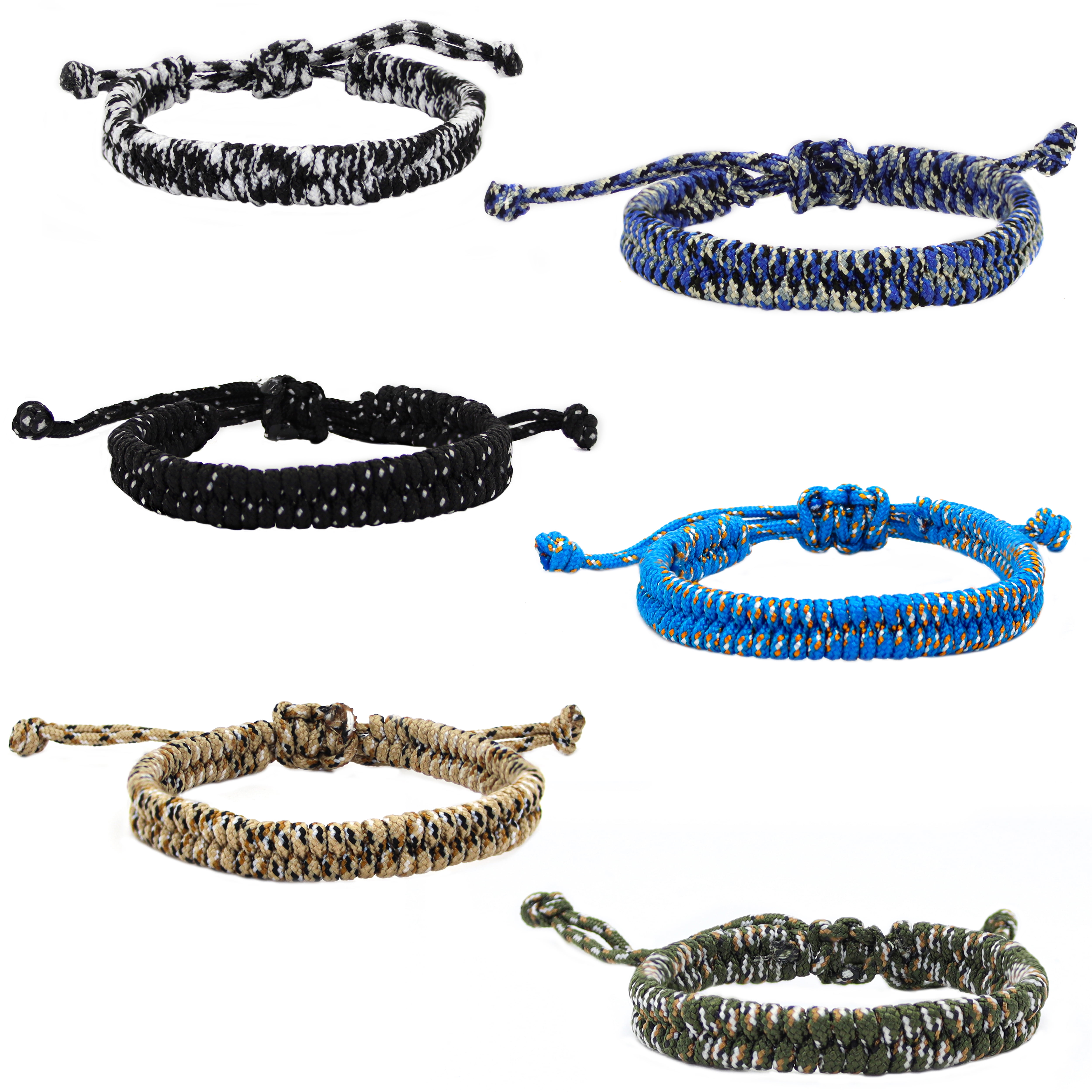 Paracord Bracelets for Boys and Girls, Friendship Bracelets w/Parachute  Survival Cord 