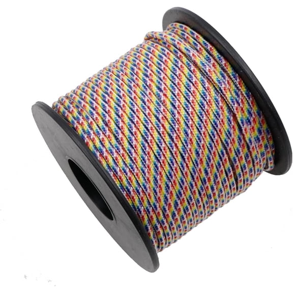 Paracord Cord 100 Feet 3 Strands Micro Parachute Spool Cord Nylon Rope for Camping, Hiking