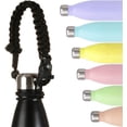 thumbnail image 1 of Paracord Handle for  Cola-Shaped Water Bottle Carrier, Functional Water Bottle Strap Compatible with MIRA, Fit SWELL Narrow Mouth Bottles 12oz, 17oz and 25 oz, 1 of 6