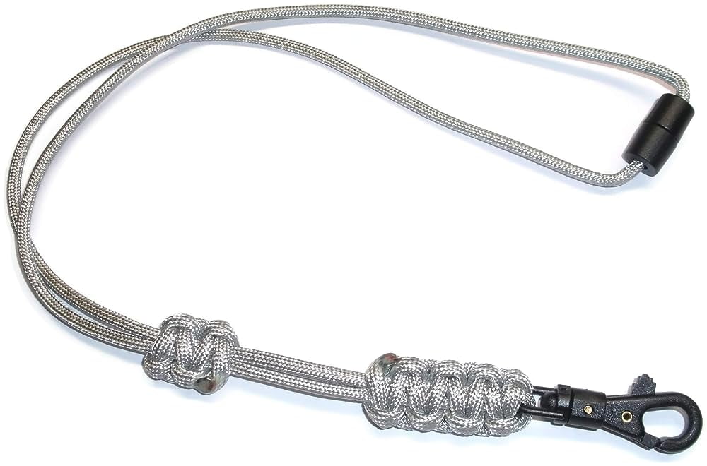 Paracord Neck Lanyard with BreakAway Clip Choose color and size