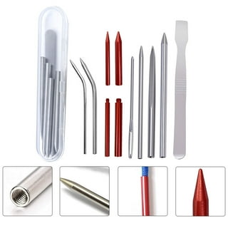 Paracord FID Lacing Needles and Smoothing Tool Set - Essential Kit for DIY  Craft Projects - Silver