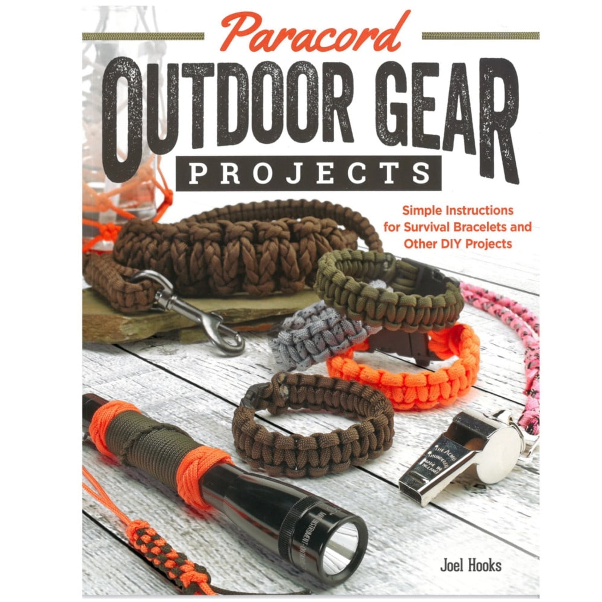 Paracord Outdoor Gear DIY Craft Book and Crafting Kit - Create Simple  Projects for the Outdoors - Survival Bracelet, Knots, Handle Wraps, and  More 
