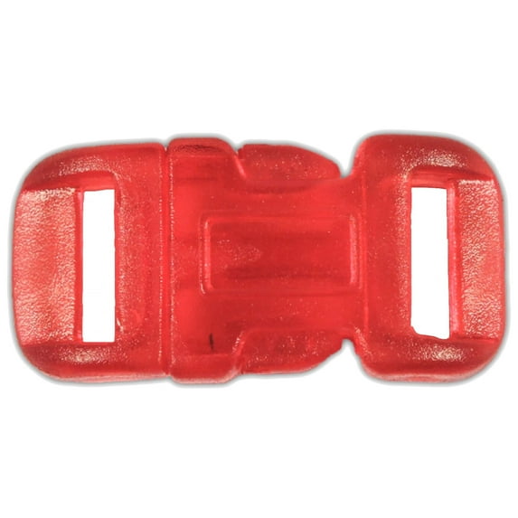 Paracord Planet 1/2-Inch Clear Curved Side Release Buckles – Various Colors and Pack Sizes – Handmade Crafting Projects