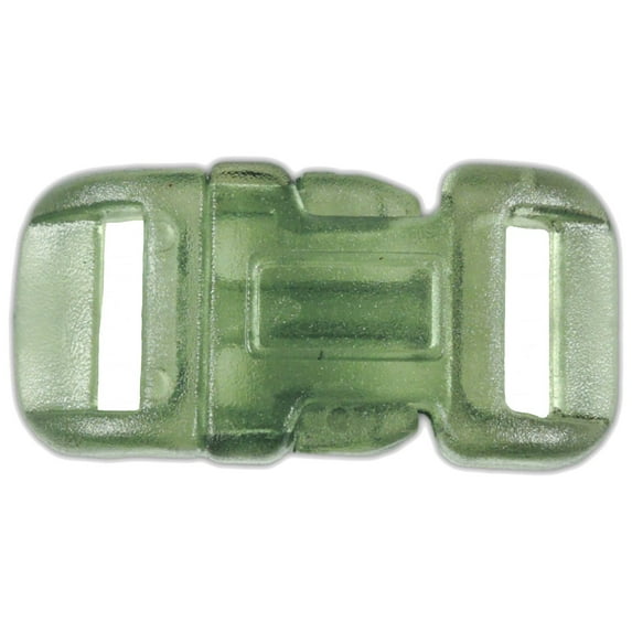 Paracord Planet 1/2-Inch Clear Curved Side Release Buckles – Various Colors and Pack Sizes – Handmade Crafting Projects