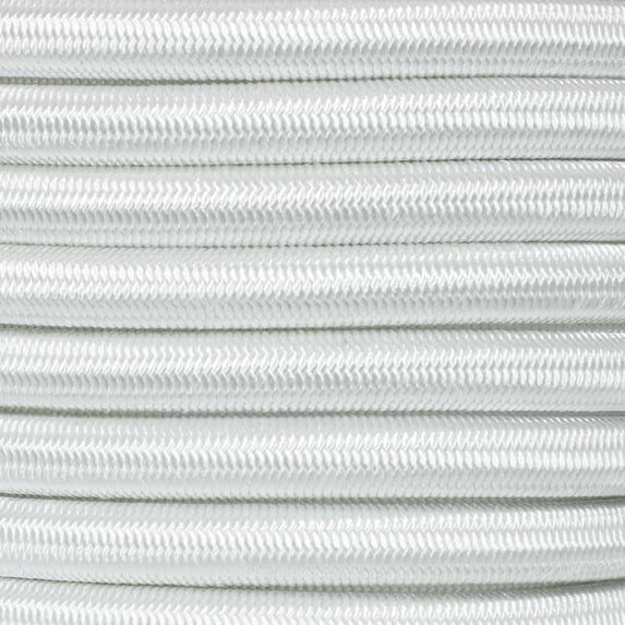 Paracord Planet 1/2 inch Elastic Bungee Nylon Shock Cord Crafting Stretch String - Various Colors - 10, 25, 50, & 100 Foot Lengths - Made in USA