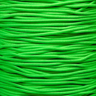 Paracord Planet Elastic Bungee Nylon Shock Cord 2.5mm 1/32, 1/16, 3/16,  5/16, 1/8”, 3/8, 5/8, 1/4, 1/2 inch Crafting Stretch String 10 25 50 &  100 Foot Lengths Made in USA 