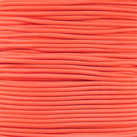 Paracord Planet 1/8 Inch Shock Cord - Neon Orange - 10 Feet