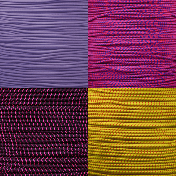 Paracord Planet | 1/8 Inch Shock Elastic Bungee Cord Various Colors – 50 FT (Hanks)