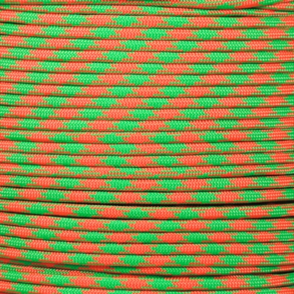 Paracord Planet 10', 25', 50', 100' Hanks & 250', 1000' Spools of Parachute 550 Cord Type III 7 Strand Paracord in Over 45 Warm Color Dominant Color Patterns