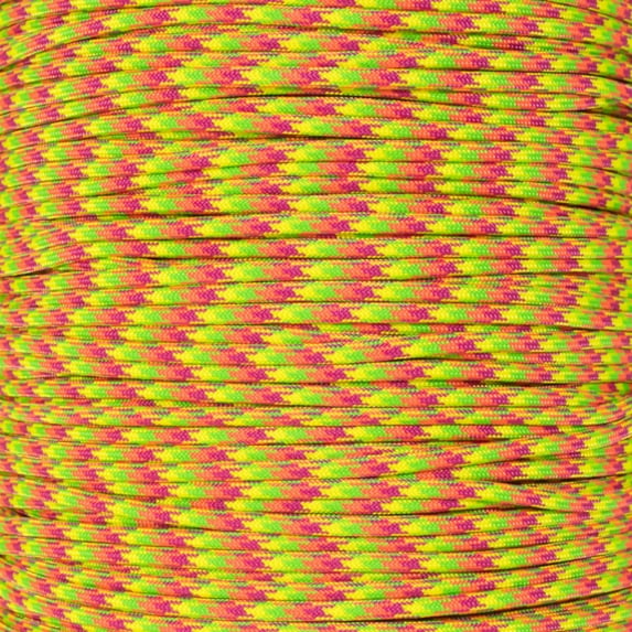 Paracord Planet 10', 25', 50', 100' Hanks & 250', 1000' Spools of Parachute 550 Cord Type III 7 Strand Paracord in Over 45 Warm Color Dominant Color Patterns