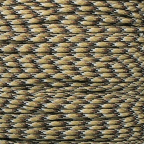 Paracord Planet 10', 25', 50', 100' Hanks & 250', 1000' Spools of Parachute 550 Cord Type III 7 Strand Paracord in Over 50 Neutral Color Dominant Color Patterns