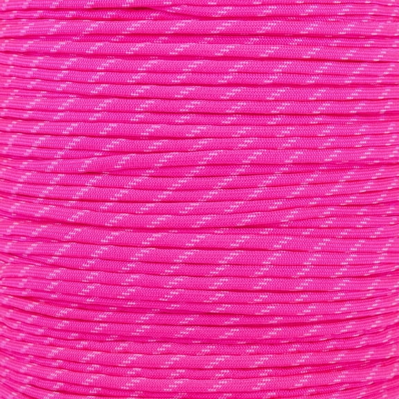 Paracord Planet 10', 25', 50', 100' Hanks & 250', 1000' Spools of Parachute 550 Cord Type III 7 Strand Paracord with Glow in the Dark Tracers in Over 15 Colors