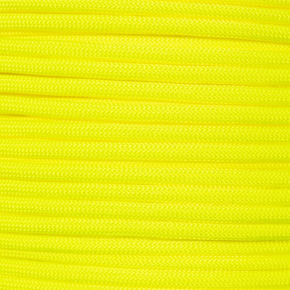 Paracord Planet 10', 25', 50', 100' Hanks & 250', 1000' Spools of Parachute 550 Cord Type III 7 Strand Paracord in Vibrant Neon Colors