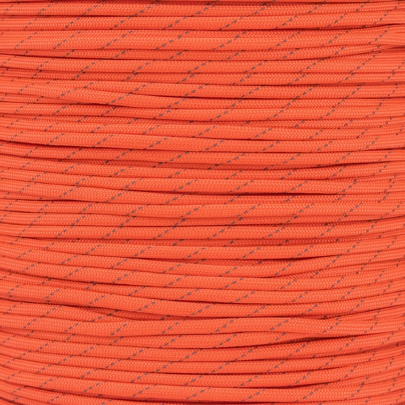 Paracord Planet 10', 25', 50', 100' Hanks & 250', 1000' Spools of Parachute 550 Cord Type III 7 Strand Reflective Paracord in Over 30 Colors