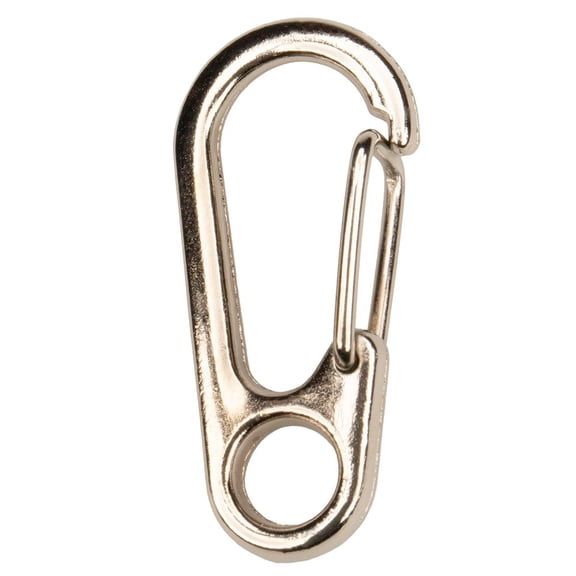 Paracord Planet 25 mm Mini Clasp Carabiners – Metal Quick Release Carabiners for Hiking Packs, & Keychains (Black, 50 Pack)