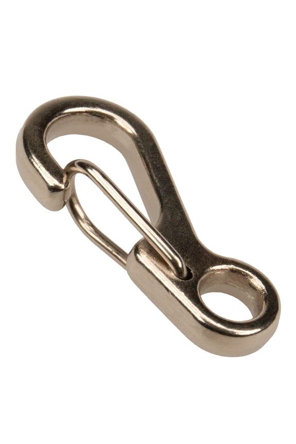 30 mm Mini Clasp Carabiners – Metal Quick Release Carabiners for Hiking Bags & Keychains (Gunmetal, 20 Pack)