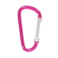thumbnail image 1 of Paracord Planet 40 mm Durable Aluminum Mini Carabiner Clip Keychain with a Spring Loaded Gate - Available in Assorted Colors & Pack Sizes - Hiking, Traveling, at Home, In the RV, Fishing, etc, 1 of 3