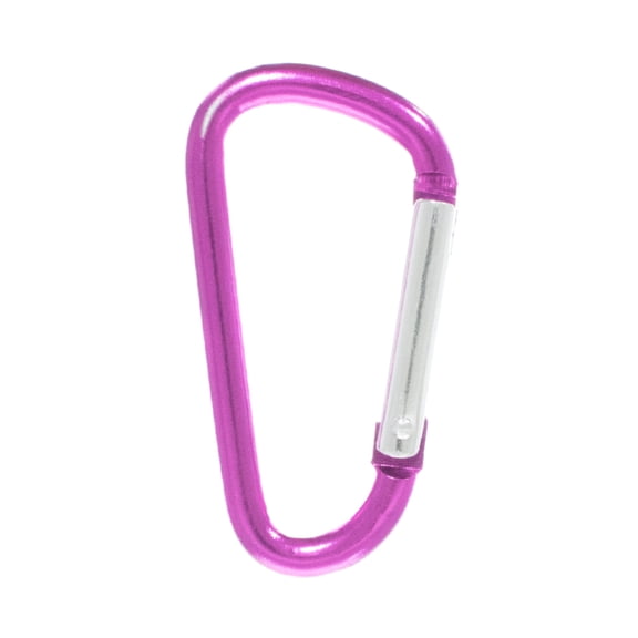 Paracord Planet 40 mm Durable Aluminum Mini Carabiner Clip Keychain with a Spring Loaded Gate - Available in Assorted Colors & Pack Sizes - Hiking, Traveling, at Home, In the RV, Fishing, etc