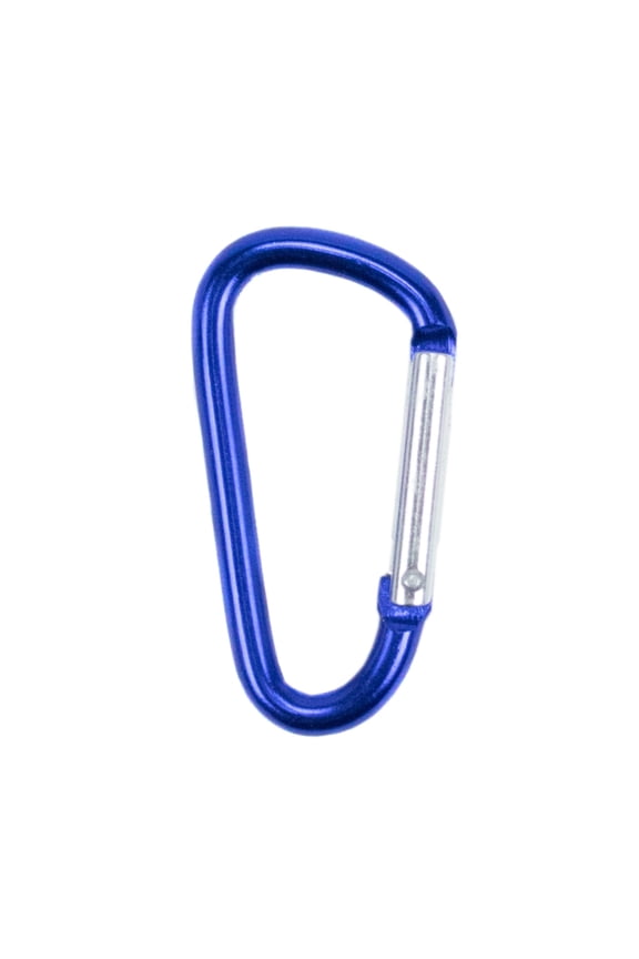 40 mm Durable Aluminum Mini Carabiner Clip Keychain with a Spring Loaded Gate - Available in Assorted Colors & Pack Sizes - Hiking, Traveling, at Home, In the RV, Fishing, etc