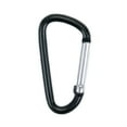 thumbnail image 1 of Paracord Planet 40 mm Durable Aluminum Mini Carabiner Clip Keychain with a Spring Loaded Gate - Available in Assorted Colors & Pack Sizes - Hiking, Traveling, at Home, In the RV, Fishing, etc, 1 of 3