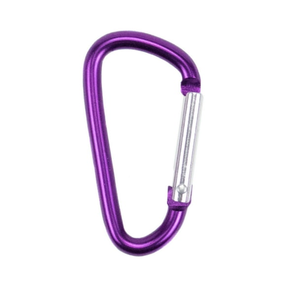 Paracord Planet 40 mm Durable Aluminum Mini Carabiner Clip Keychain with a Spring Loaded Gate - Available in Assorted Colors & Pack Sizes - Hiking, Traveling, at Home, In the RV, Fishing, etc