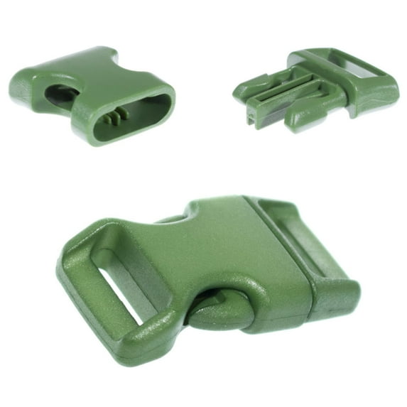 Paracord Planet 5/8 Inch Side Release Buckles in Many Colors & Pack Sizes for Bracelets, Lanyards, Pet Collars, and More