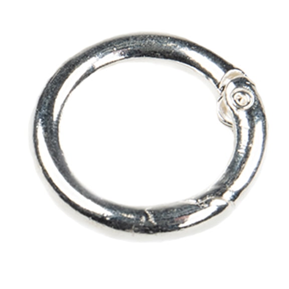 Paracord Planet 5/8 Inch Spring Gate O-Ring - Silver - 5 Pack