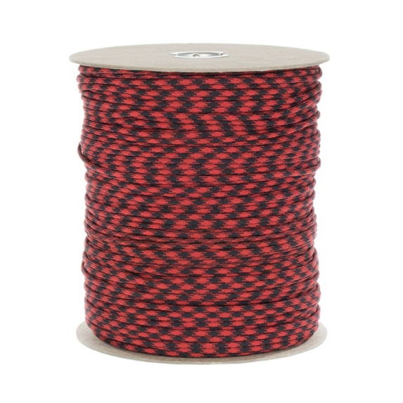 Paracord Planet 50' and 100' Hanks of Parachute 550 Cord Type III 7 Strand Paracord in Hot Color Dominant Color Patterns