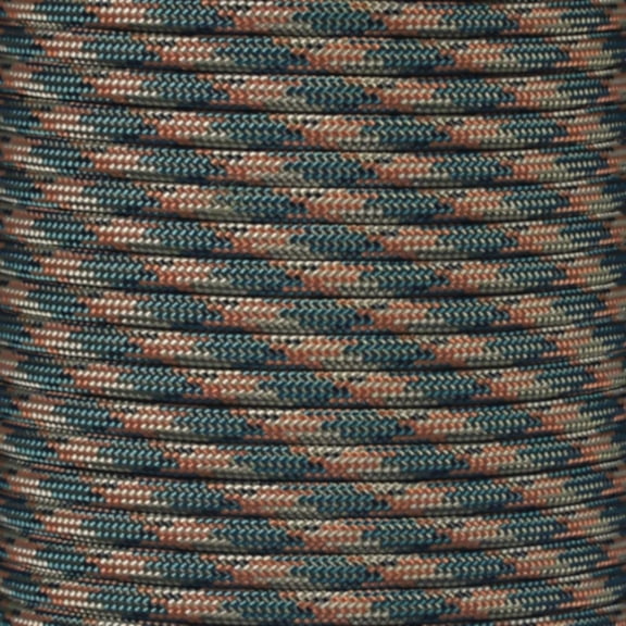 Paracord Planet 550 Camping Collection – Type III Paracord for Outdoor Enthusiasts - Woodland Camo 25 Feet
