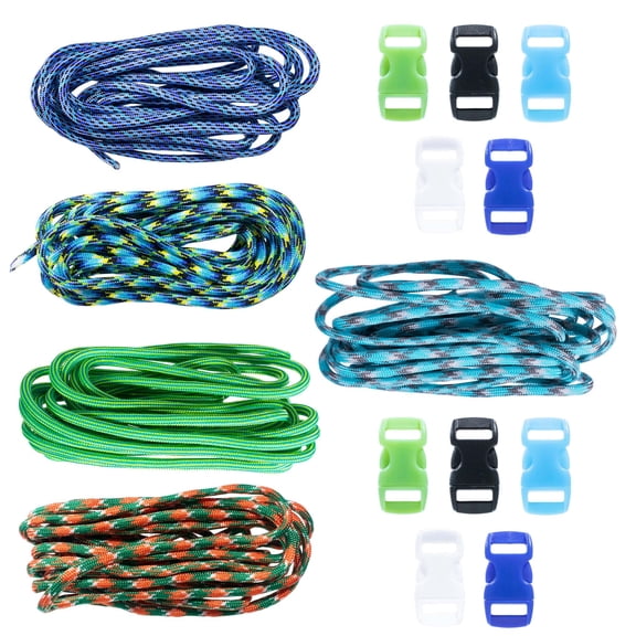 Paracord Planet 550 Combo Kits with 100 Feet of Parachute Cord and 10 Buckles