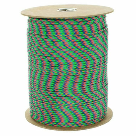 Paracord Planet 550 LB Type III 7 Strand 4mm Tactical Cord with Choices of 10, 20, 25, 50, 100, 250 & 1000 Foot Spools