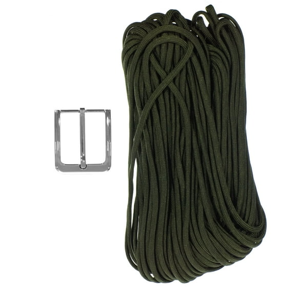 Paracord Planet 550 Paracord Belt Kit for 44 Inch Waist - Metal Buckle with Many Paracord Color Options