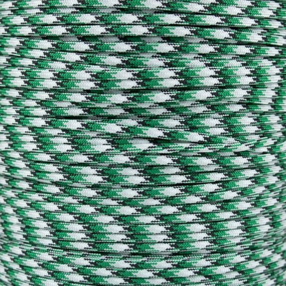 Paracord Planet 550 Paracord Type III 7 Strand 4mm Outdoor Tactical Cord - Length Options from 10 to 1000 Feet in Hanks or Spools