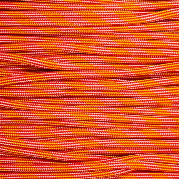 Paracord Planet 550 Paracord Type III 7 Strand 4mm Outdoor Tactical Cord - Length Options from 10 to 1000 Feet in Hanks or Spools