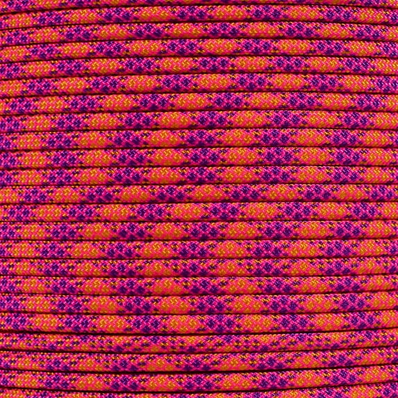 Paracord Planet 550 Paracord Type III 7 Strand 4mm Outdoor Tactical Cord - Length Options from 10 to 1000 Feet in Hanks or Spools