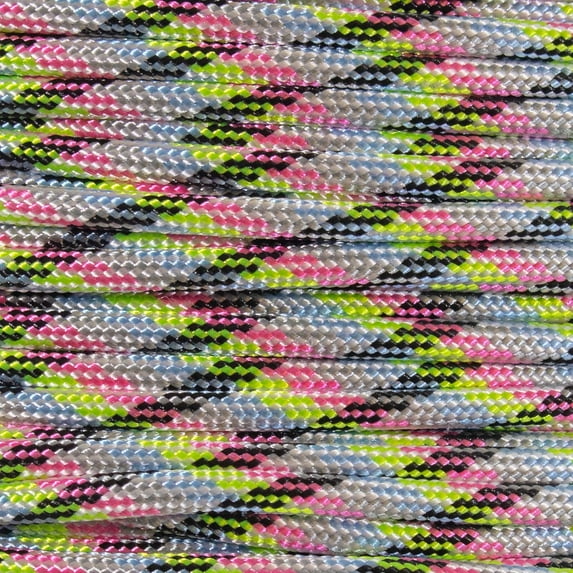 Paracord Planet 550 Paracord - Type III 7-Strand Nylon Parachute Cord - Halloween Themed Colors in Hanks & Spools