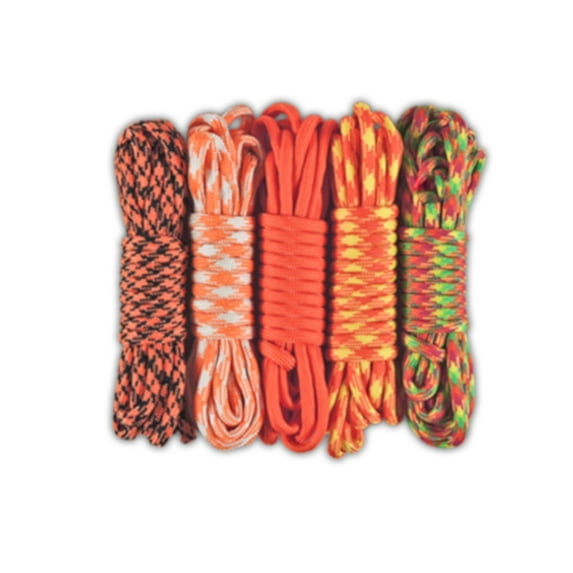 Paracord Planet 550lb Paracord Combo Crafting Kits - 5 Colors 50 Feet Total