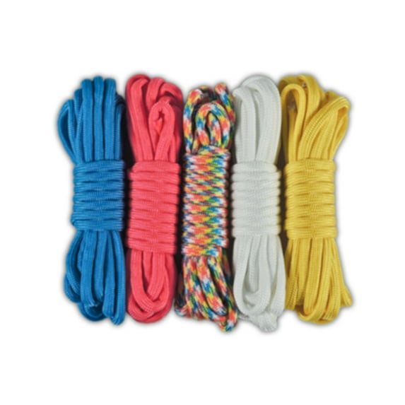Paracord Planet 550lb Paracord Combo Crafting Kits - 5 Colors 50 Feet Total