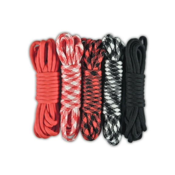 Paracord Planet 550lb Paracord Combo Crafting Kits - 5 Colors 50 Feet Total