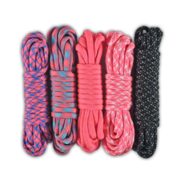 Paracord Planet 550lb Paracord Combo Crafting Kits - 5 Colors 50 Feet Total