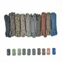 Paracord Planet 550lb Type III Paracord Combo Crafting Kits with Buckles