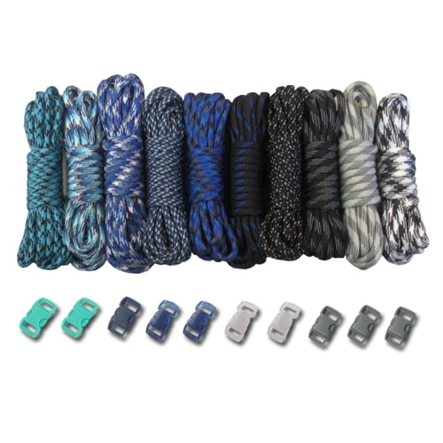 Paracord Planet 550lb Type III Paracord Combo Crafting Kits with ...