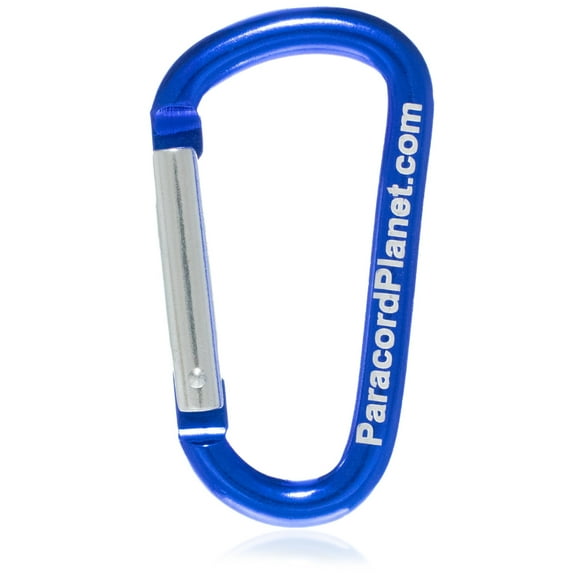 Paracord Planet Aluminum Interlocking D Shaped Carabiner - Outdoor, Hiking, Backpacking, Climbing, Keychain, and More
