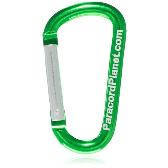 Paracord Planet Aluminum Interlocking D Shaped Carabiner - Outdoor, Hiking, Backpacking, Climbing, Keychain, and More