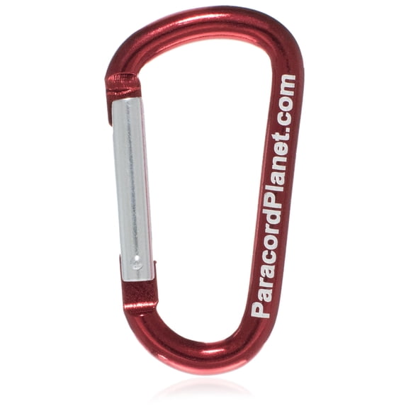 Paracord Planet Aluminum Interlocking D Shaped Carabiner - Outdoor, Hiking, Backpacking, Climbing, Keychain, and More