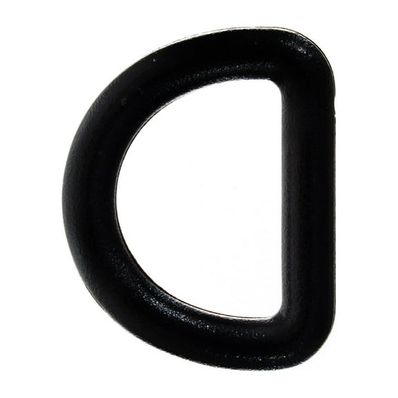 Paracord Planet Black Plastic D-Rings Multiple Sizes & Packs Lightweight All Purpose