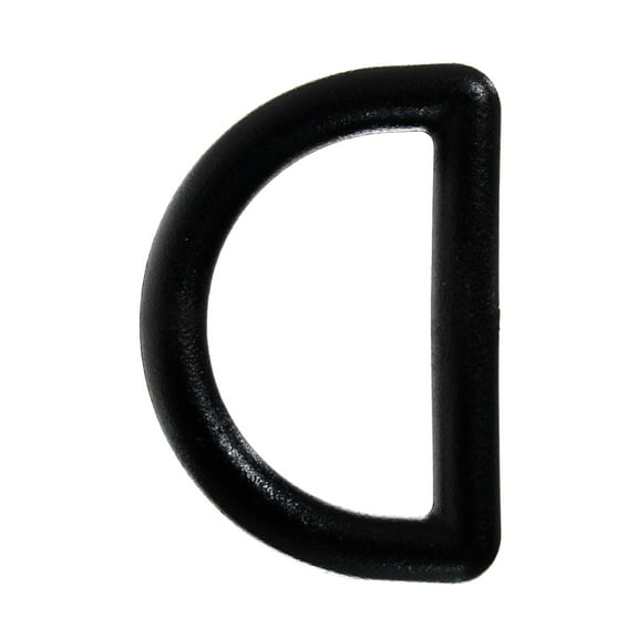 Paracord Planet Black Plastic D-Rings – Multiple Sizes & Packs – Lightweight – All Purpose